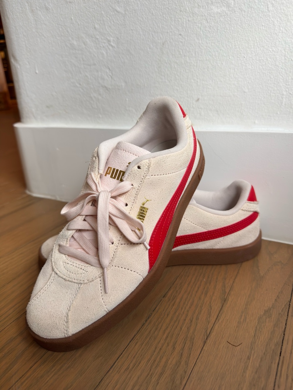 PUMA Palermo Sneakers Light Pink Suede US 8.5